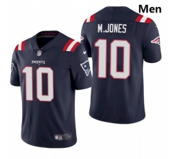 Personalized Men New England Patriots #10 Mac Jones Navy 2021 Draft Jersey