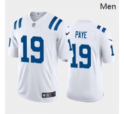 Personalized Men Indianapolis Colts #19 Kwity Paye Royal White 2021 Draft Jersey