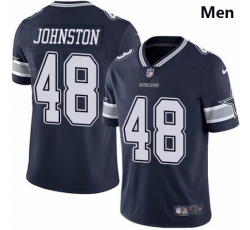 Personalized Men Dallas Cowboys #48 Daryl Johnston Navy Blue Limited Jersey