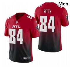 Personalized Men Atlanta Falcons #84 Kyle Pitts Red 2021 Draft Jersey