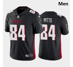 Personalized Men Atlanta Falcons #84 Kyle Pitts Black 2021 Draft Jersey