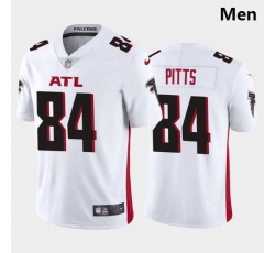 Personalized Men Atlanta Falcons #84 Kyle Pitts White 2021 Draft Jersey