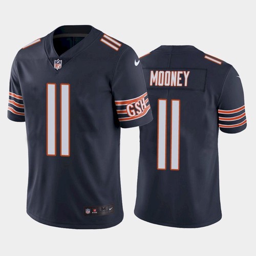 Personalized Men’s Bears #11 Darnell Mooney Untouchable Limited Navy Jersey