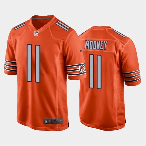 Personalized Men’s Bears #11 Darnell Mooney Untouchable Limited Orange Jersey