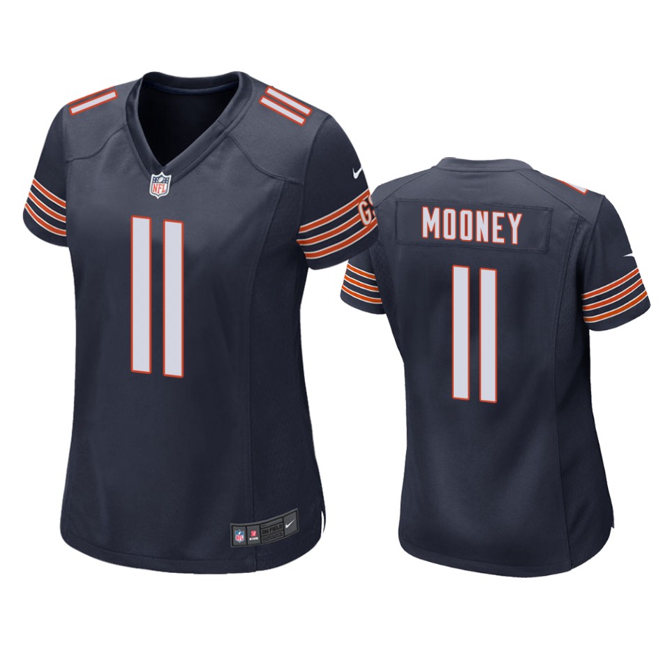 Personalized Women’s Chicago Bears #11 Darnell Mooney Navy Jersey