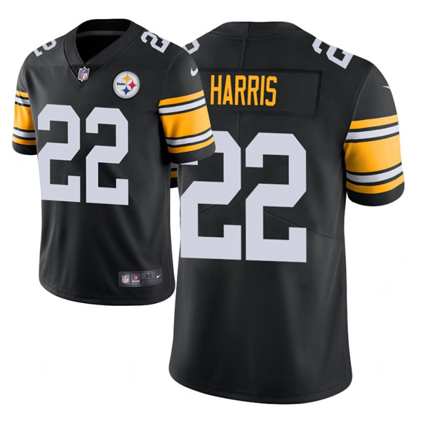 Personalized Men’s Steelers #22 Najee Harris 2021 NFL Draft Limited Jersey – Black