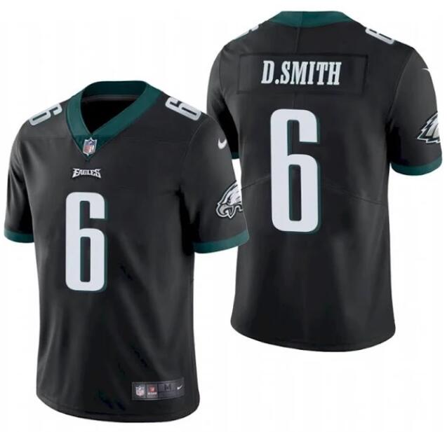 Personalized Eagles 6 DeVonta Smith Black 2021 Draft Limited Jersey