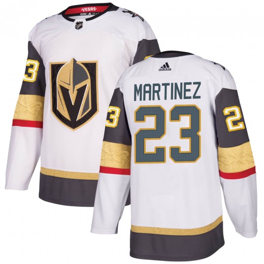 Personalized Men’s Vegas Golden Knights #23 Alec Martinez White Away Jersey