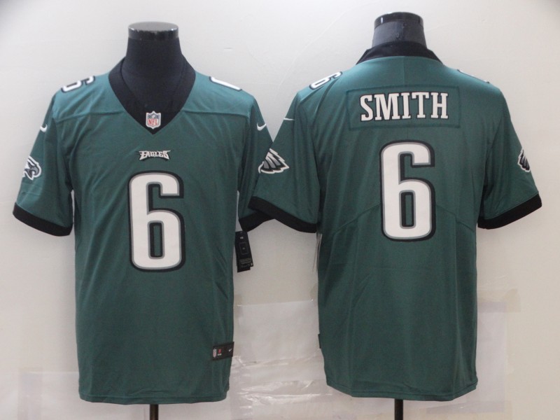 Personalized Eagles 6 DeVonta Smith Green 2021 Draft Limited Jersey