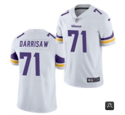 Personalized Men Minnesota Vikings #71 Christian Darrisaw White 2021 Untouchable Limited Stitched NFL Jersey