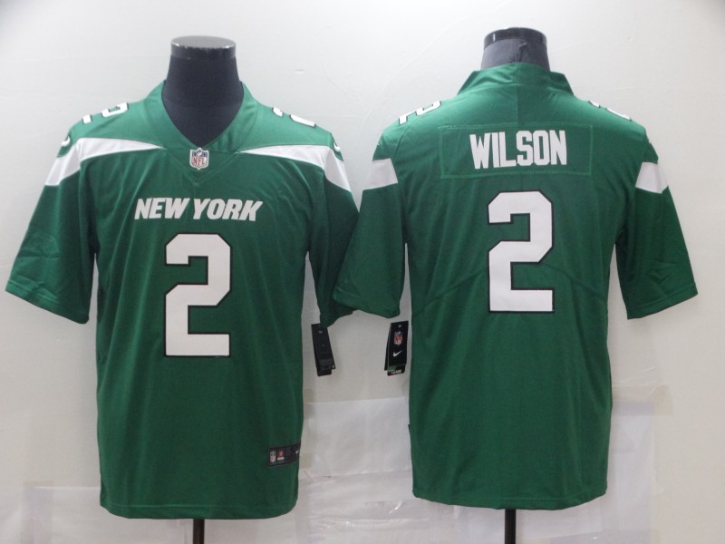 Personalized Jets 2 Zach Wilson Green 2021 NFL Draft Untouchable Limited Jersey