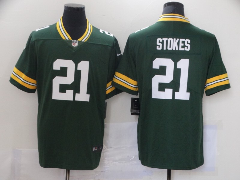 Personalized Men’s Green Bay Packers #21 Eric Stokes Green 2021 Untouchable Stitched Jersey