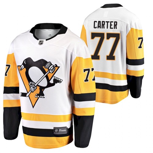 Personalized Men’s Pittsburgh Penguins #77 Jeff Carter 2021 White Jersey