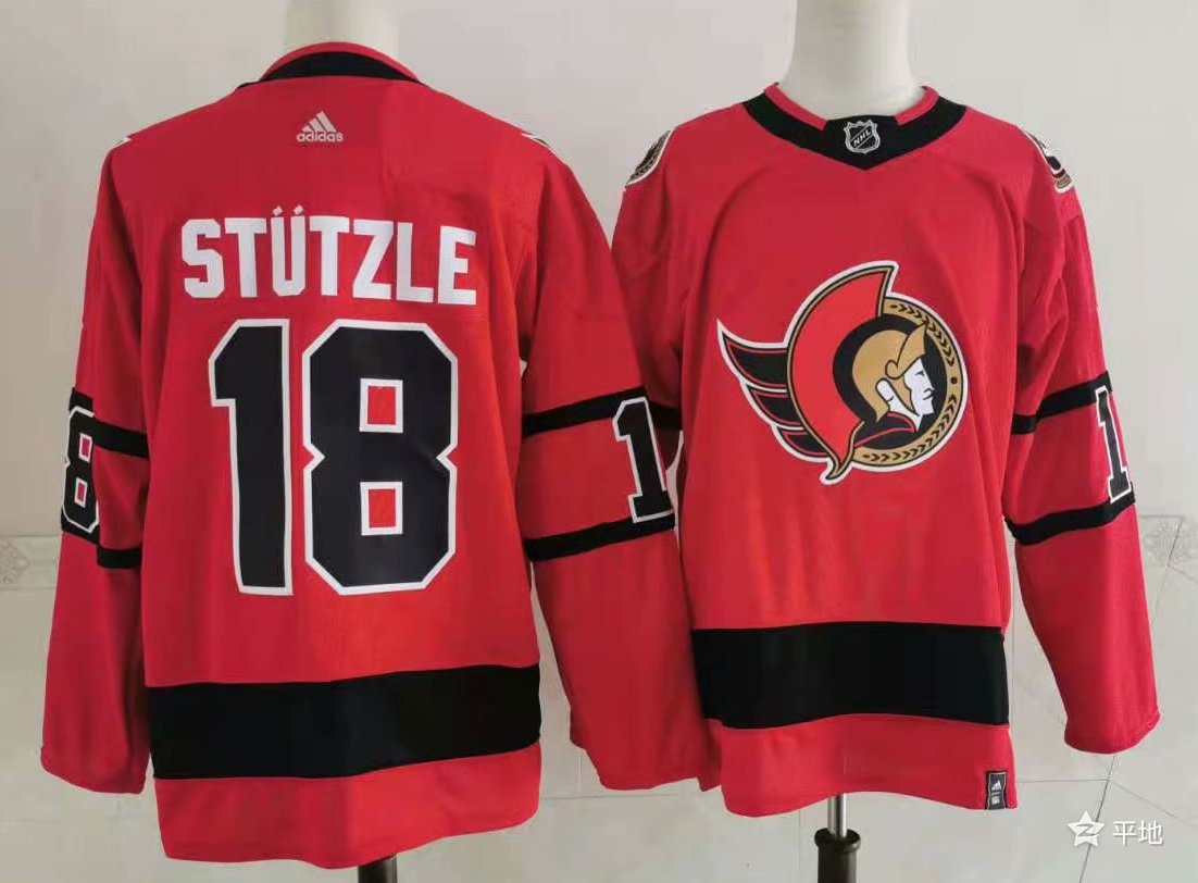 Personalized Men’s Ottawa Senators #18 Tim Stutzle Red 2021 Retro Stitched NHL Jersey