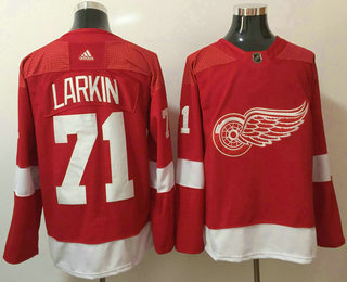 Personalized Men’s Detroit Red Wings #71 Dylan Larkin Red Home 2017-2018 Hockey Stitched NHL Jersey