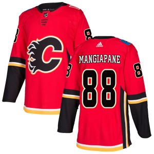 Personalized Men’s Calgary Flames #88 Andrew Mangiapane Authentic Home Red Jersey