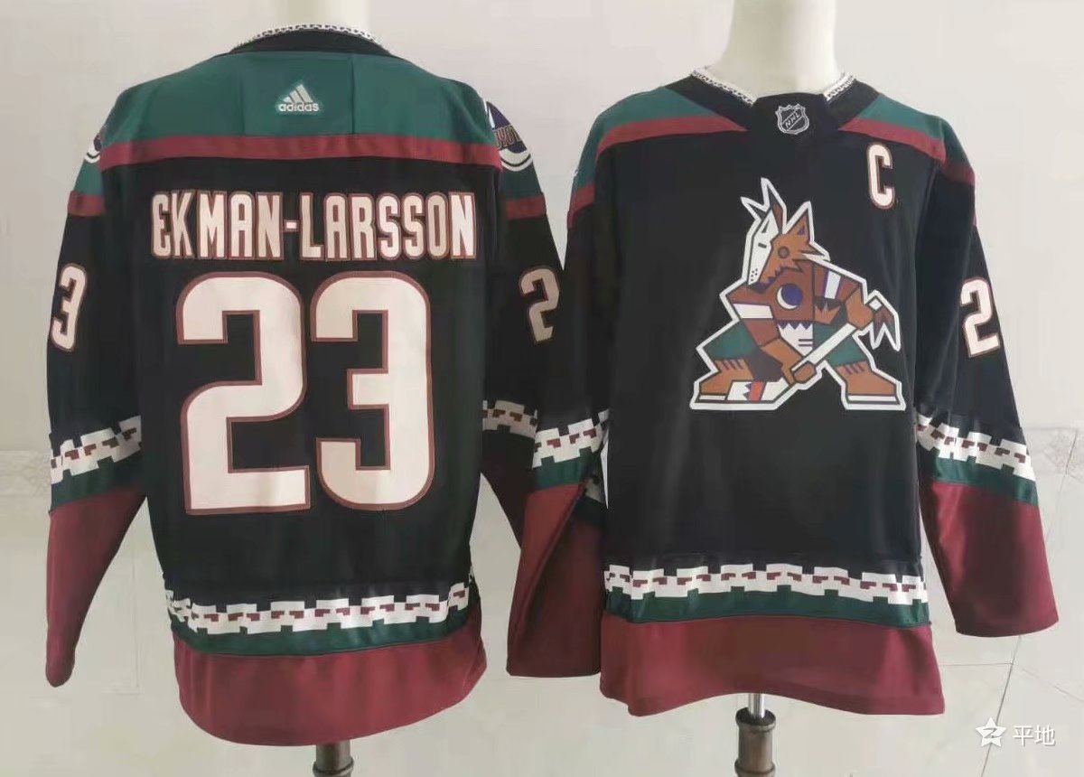 Personalized Men’s Arizona Coyotes #23 Oliver Ekman-Larsson Throwback Kachina Black Jersey