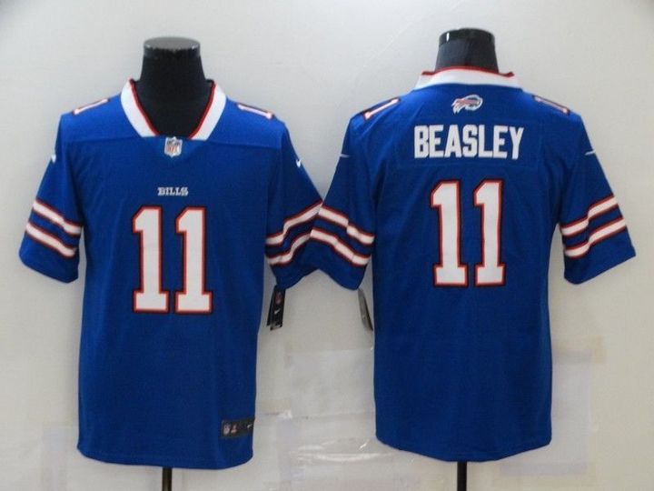 Personalized Bills 11 Cole Beasley Blue Untouchable Limited Jersey