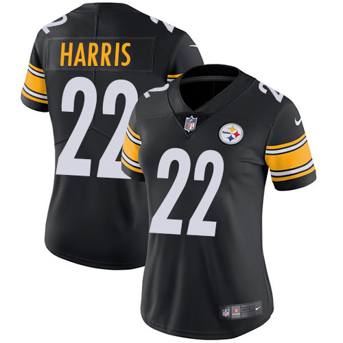 Personalized Women’s Steelers #22 Najee Harris Black Team Color Women’s Stitched NFL Untouchable Limited Jersey
