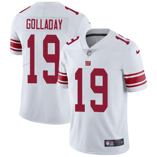 Personalized Giants #19 Kenny Golladay White Men’s Stitched NFL Untouchable Limited Jersey