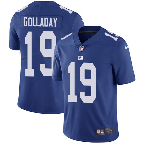 Personalized Giants #19 Kenny Golladay Royal Blue Team Color Men’s Stitched NFL Untouchable Limited Jersey