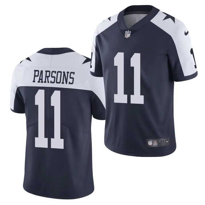 Personalized Youth Dallas Cowboys #11 Micah Parsons Jersey White 2021 Draft Limited Jersey