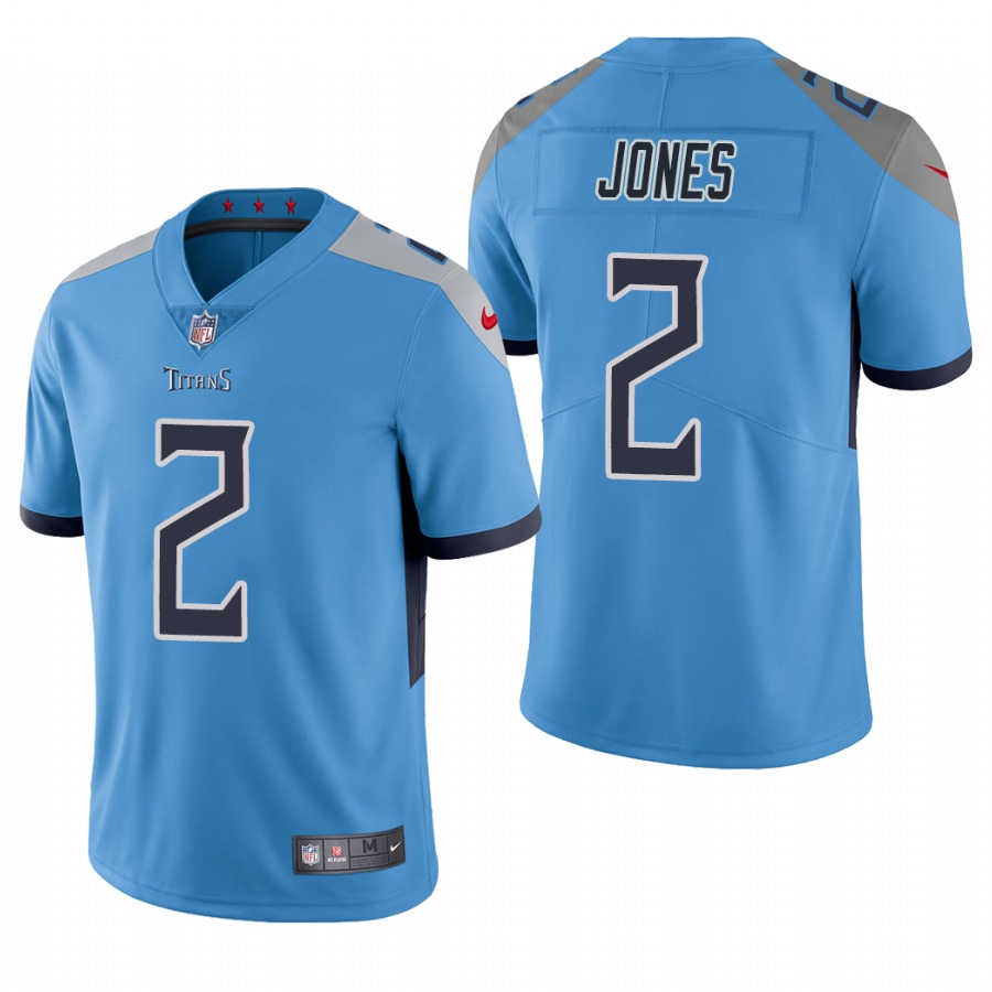 Personalized Titans #2 Julio Jones Light Blue Alternate Men’s Stitched NFL Untouchable Limited Jersey