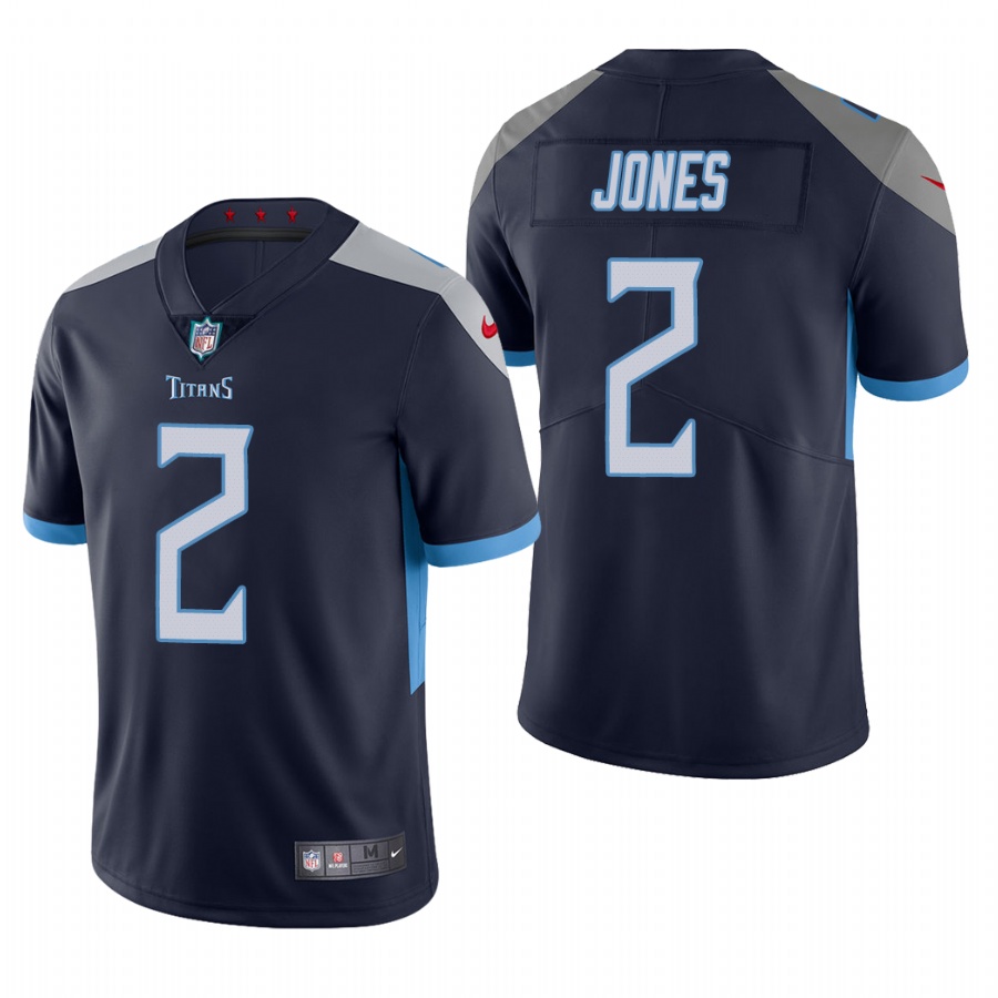 Personalized Titans #2 Julio Jones Navy Blue Team Color Men’s Stitched NFL Untouchable Limited Jersey
