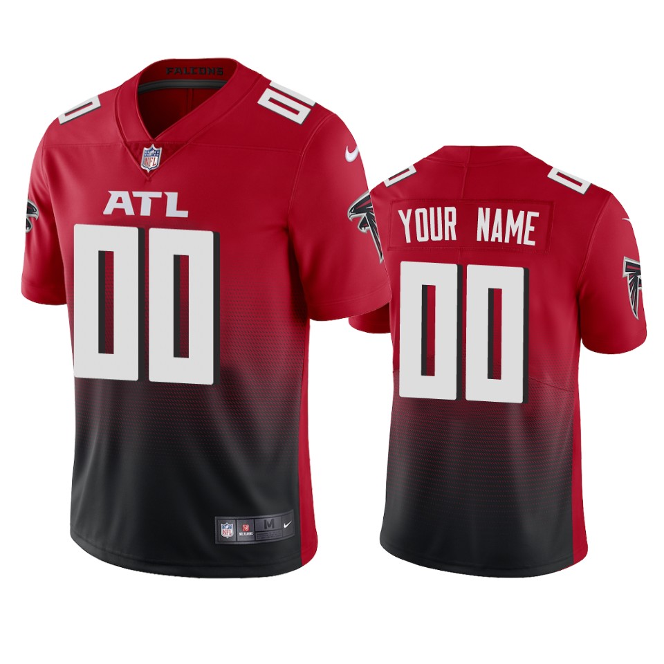 Personalized Atlanta Falcons Men’s Red 2nd Alternate 2020 Untouchable Limited NFL Jersey