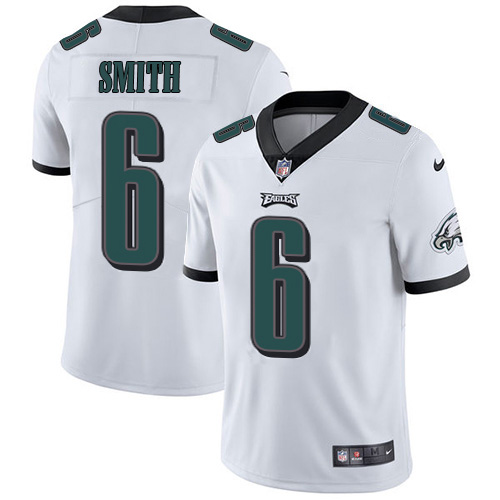 Personalized Eagles #6 DeVonta Smith White Youth Stitched NFL Untouchable Limited Jersey