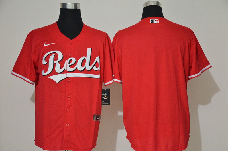 Personalized Men’s Cincinnati Reds Blank Red Stitched MLB Cool Base Jersey