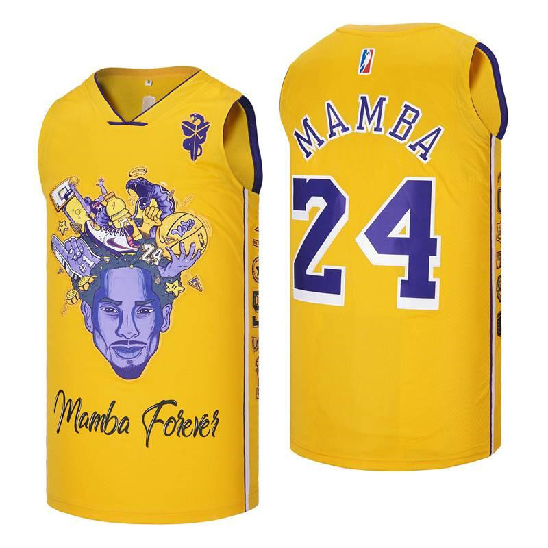 Personalized Men’s Lakers #24 Kobe Bryant Fashion Jersey
