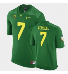 Personalized Men Oregon Ducks Cj Verdell Green Game Football Jersey