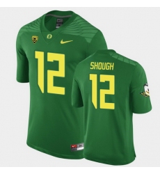 Personalized Men Oregon Ducks Tyler Shough Green Game Football Jersey
