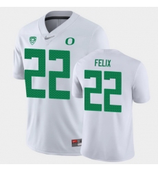 Personalized Men Oregon Ducks Darrian Felix Game White College Football Jersey