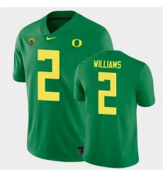 Personalized Men Oregon Ducks Devon Williams College Football Green Game Jersey