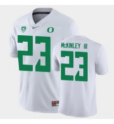 Personalized Men Oregon Ducks Verone Mckinley Iii Game White College Football Jersey