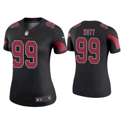 Personalized Women’s Arizona Cardinals #99 J.J. Watt Color Rush Jersey