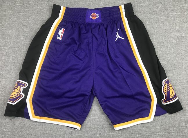 Personalized Lakers Purple Jordan Brand Swingman Shorts