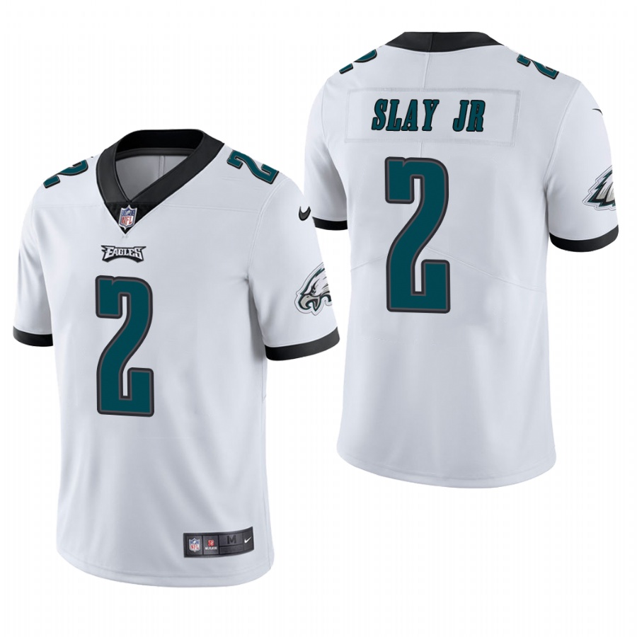 Personalized Men’s Philadelphia Eagles #2 Darius Slay Jr. White Limited Jersey