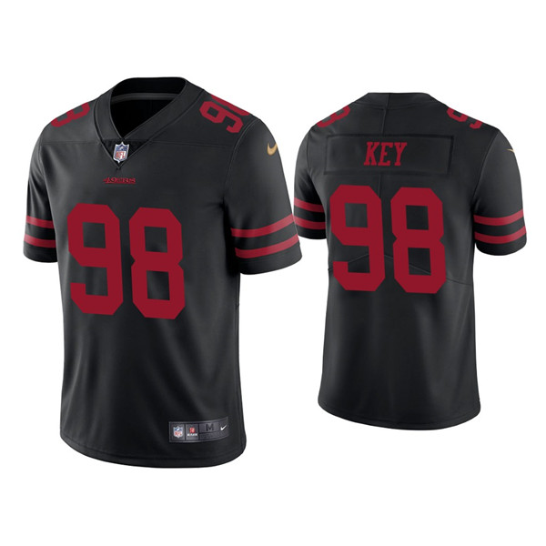 Personalized Men’s 49ers #98 Arden Key Black Limited Jersey