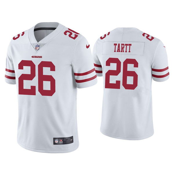 Personalized Men’s 49ers #26 Jaquiski Tartt White limited Jersey