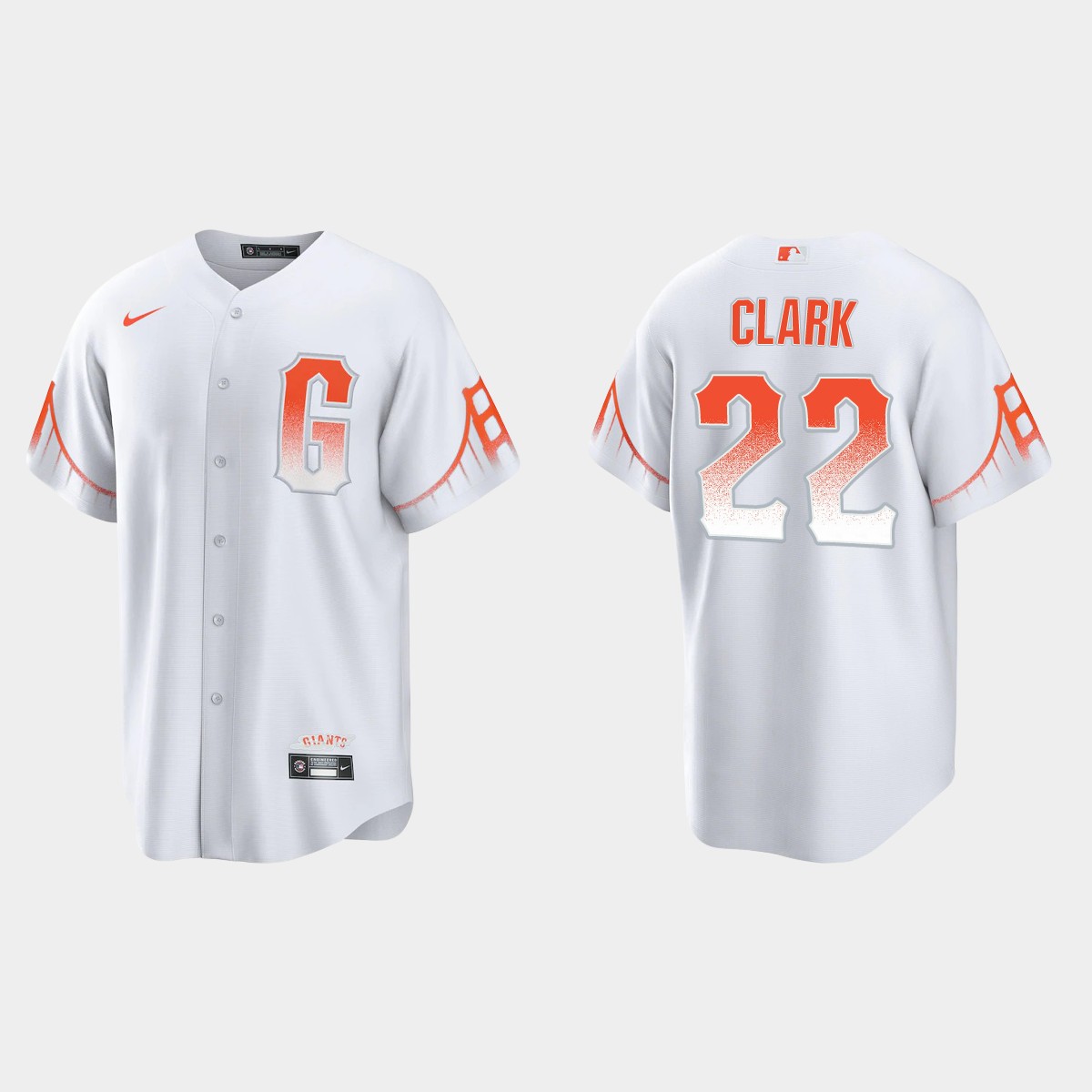 Personalized San Francisco Giants #22 Will Clark Men’s 2021 City Connect White Fan’s Version Jersey
