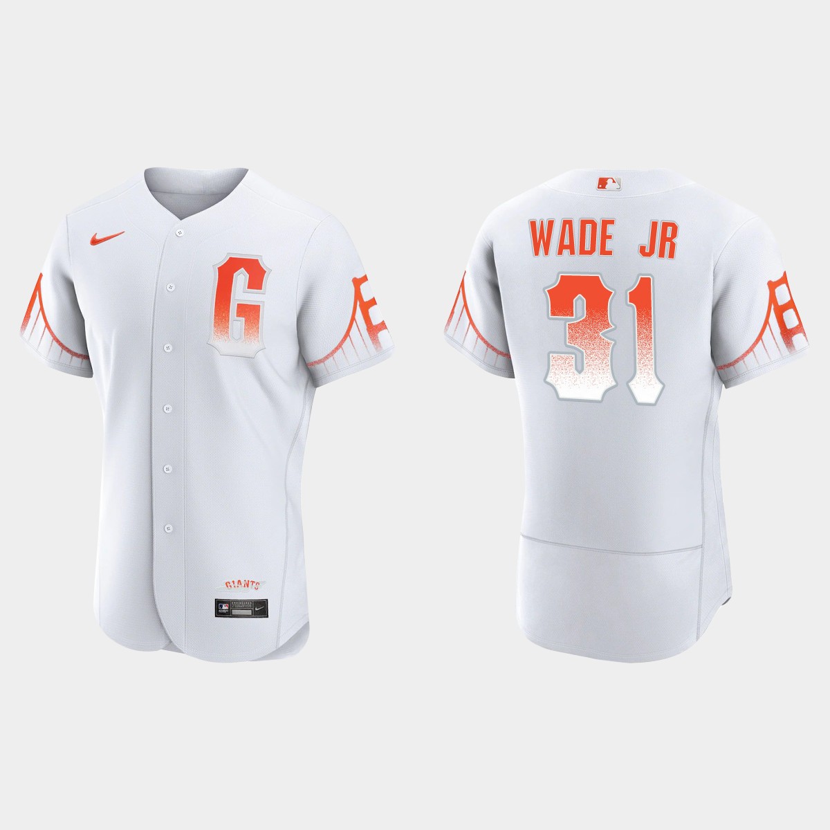 Personalized San Francisco Giants #31 Lamonte Wade Jr. Men’s 2021 City Connect Authentic White Jersey