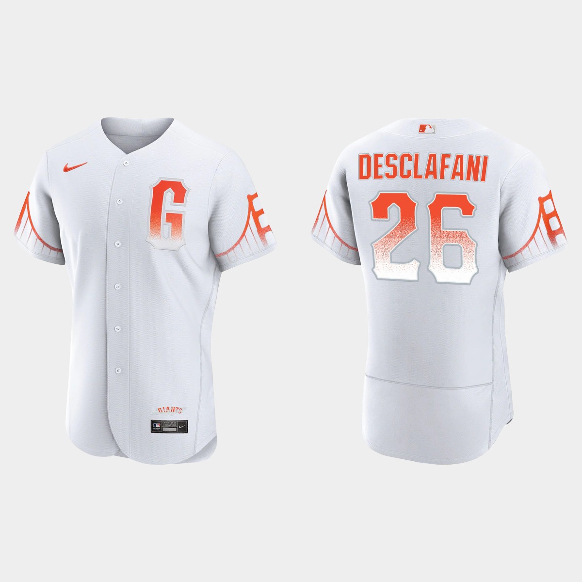 Personalized San Francisco Giants #26 Anthony Desclafani Men’s 2021 City Connect Authentic White Jersey