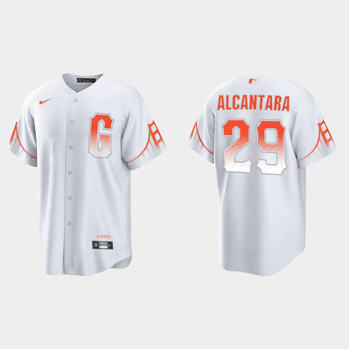Personalized San Francisco Giants #29 Arismendy Alcantara Men’s 2021 City Connect White Fan’s Version Jersey
