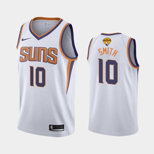 Personalized Suns #10 Jalen Smith Men’s 2021 NBA Finals Bound Swingman Association Edition Jersey White