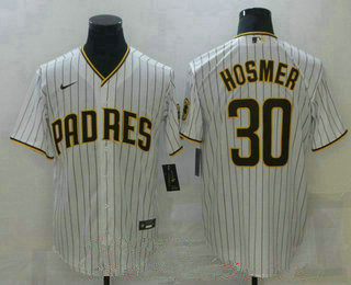 Personalized men’s san diego padres #30 ha eric hosmer white stitched mlb cool base Jerseys