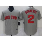 Personalized Men’s Boston Red Sox #2 Xander Bogaerts Grey New Cool Base Stitched Jersey