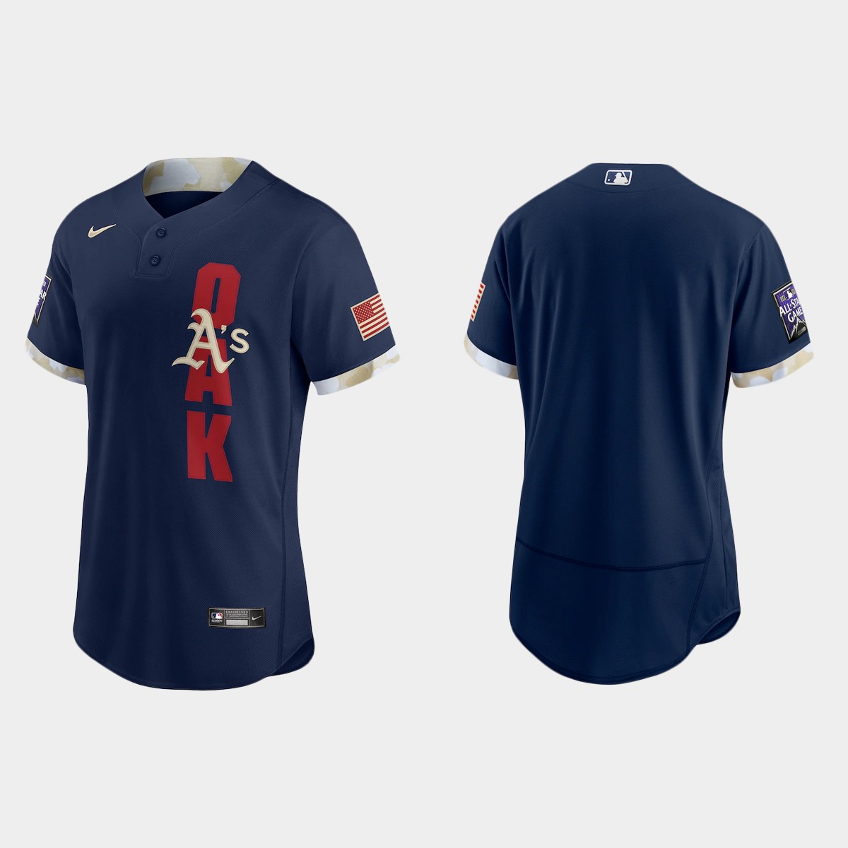Personalized Oakland Athletics 2021 Mlb All Star Game Authentic Navy Jersey